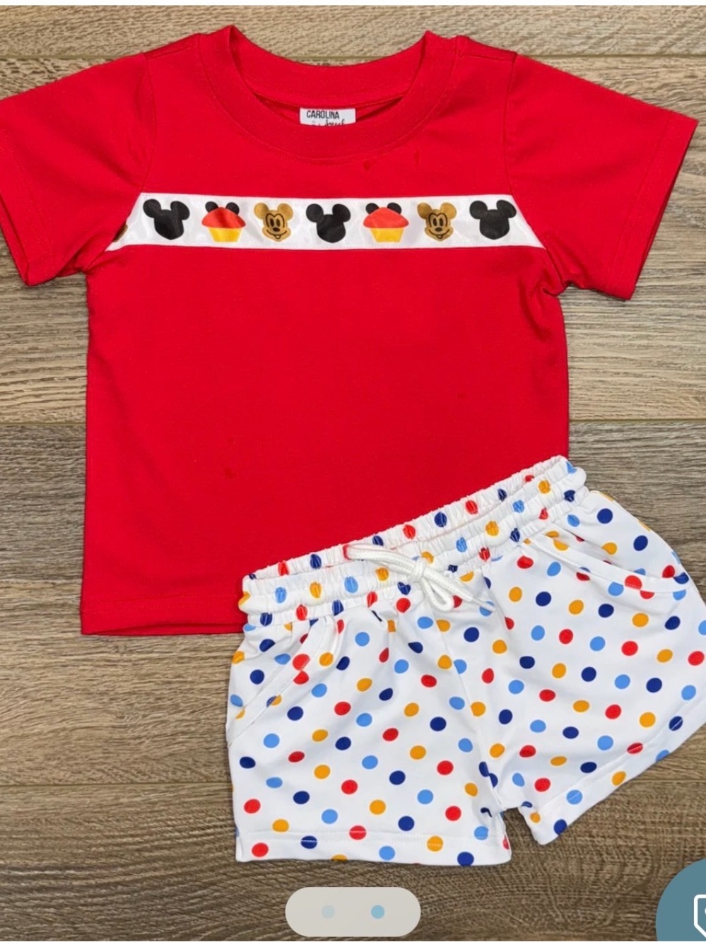 Red Mickey Tshirt